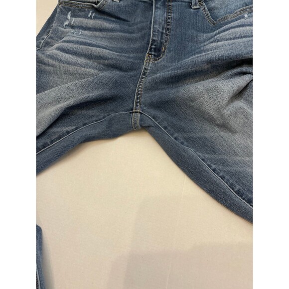 Time And Tru High Rise Skinny Distressed Jeans Size 14 - Picture 7 of 7